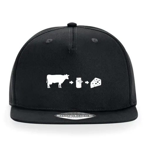 Evolution Milch Käse Shirt Sonstig. Cap