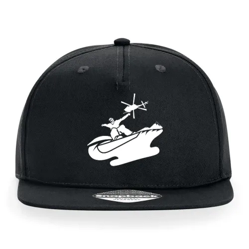 Extreme Snowboarder Hubschrauber Helicoptersprung Cap