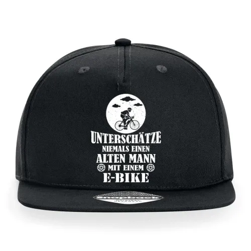 Fahrrad E-Bike Bike MTB Ebike Alter Mann Spruch Sonstig. Cap