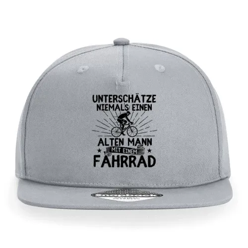 Fahrrad Radfahrer Bike Rentner Alter Mann Spruch Cap Sonstig. Snapback Rapper