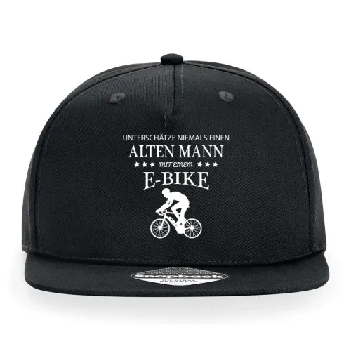 Fahrrad Rentner E Bike Radfahrer Fahrradfahren Cap Sonstig. Snapback Rapper