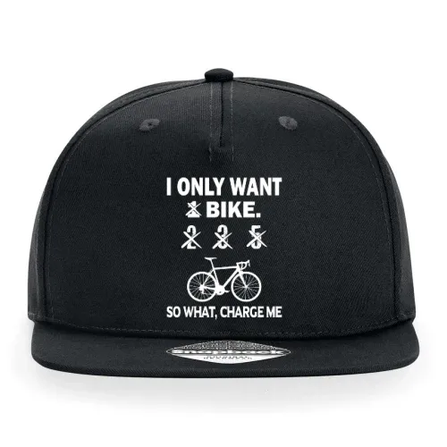 Fahrradfahrer will nur 1 Fahrrad Radfahrer Spruch Cap Sonstig. Snapback Rapper