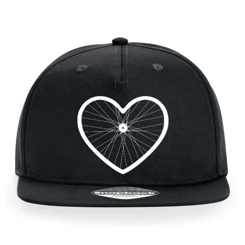 Fahrradfelge in Herzform Cap