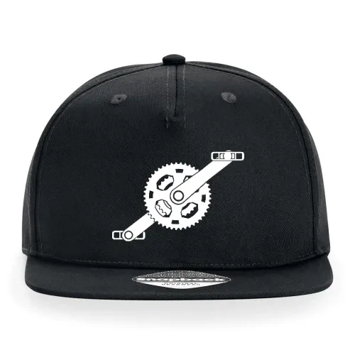 Fahrradkurbel mit Pedalle Cap Sonstig. Snapback Rapper