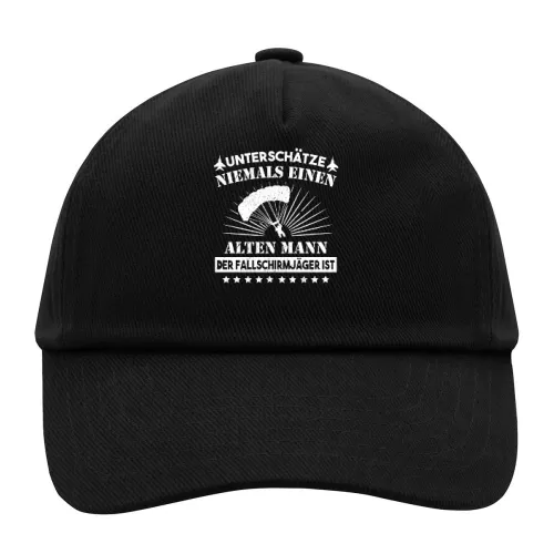 Fallschirmjäger Alter Mann Spruch Skydiver BW Cap Sonstig. Kinder Cap