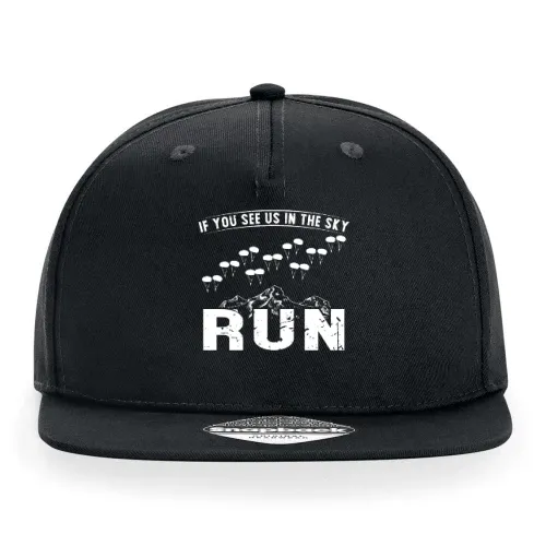 Fallschirmjäger If You See Us In The Sky Run Cap Sonstig. Snapback Rapper