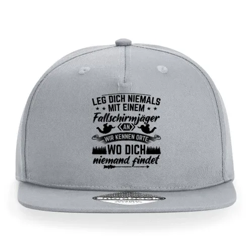 Fallschirmjäger Militär Orte Spruch Falli Soldaten Cap Sonstig. Snapback Rapper