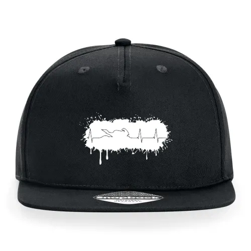 Farbklecks Biker Herzschlag Cap