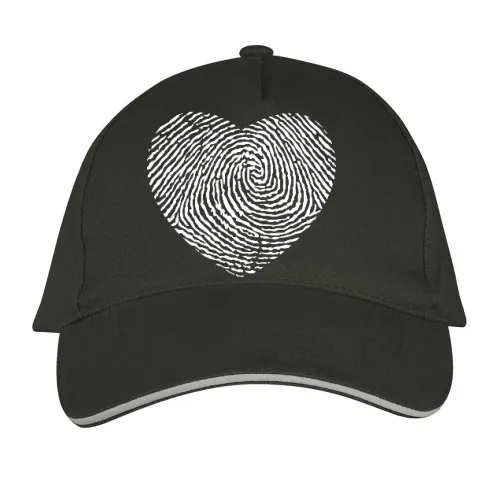 Fingerabdruck mit Herz Sonstig. Cap