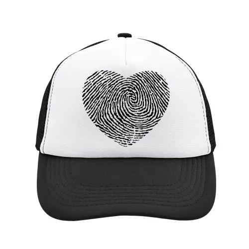 Fingerabdruck mit Herz Sonstig. Cap