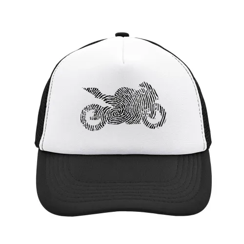 Fingerabdruck Motorrad Sonstig. Cap