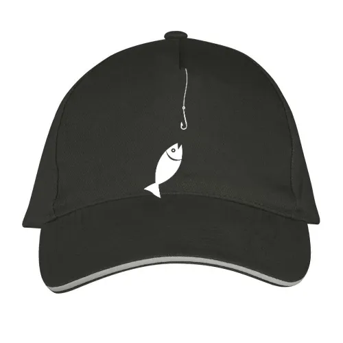 Fisch an der Angeln Sonstig. Cap