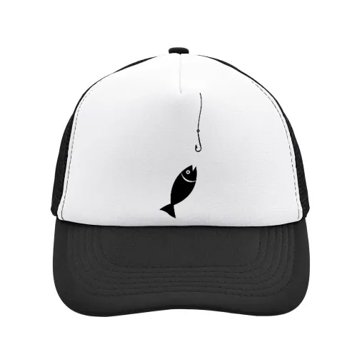 Fisch an der Angeln Sonstig. Cap