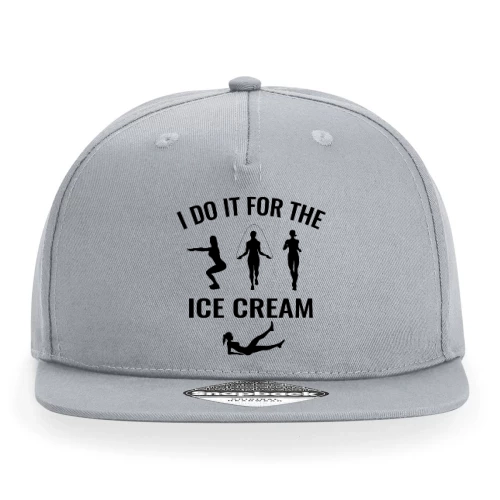 Fitness Sport - I Do It For The Ice Cream Cap Sonstig. Snapback Rapper