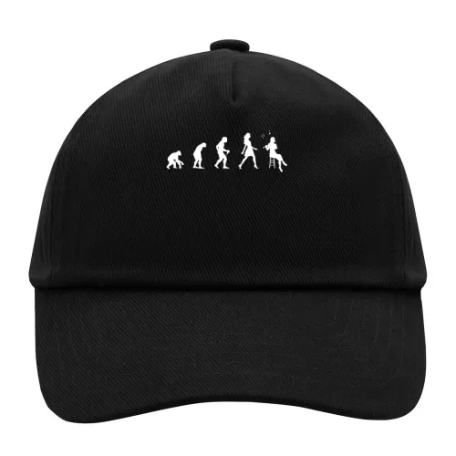 Flötenspielerin Evolution Flötenspieler Flöte Sonstig. Cap