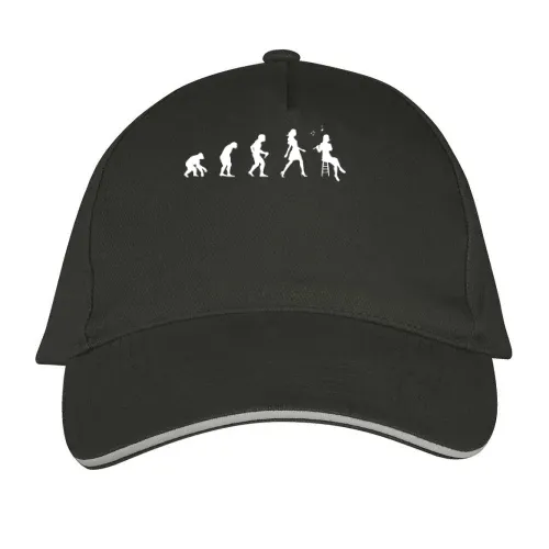 Flötenspielerin Evolution Flötenspieler Flöte Sonstig. Cap