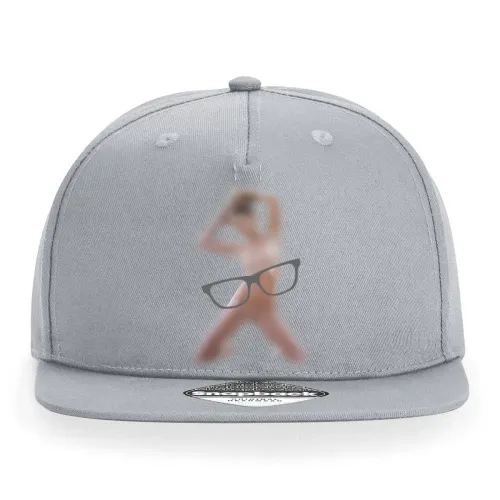 Frau nackt vor Brille Cap Sonstig. Snapback Rapper