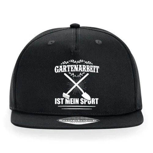 Gartenarbeit ist mein Sport Lustiges Hobbygärtner Cap Sonstig. Snapback Rapper