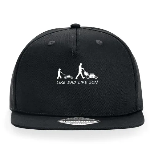 Gartenarbeit Vater Sohn Rasenmähen Rasenmäher Cap Sonstig. Snapback Rapper