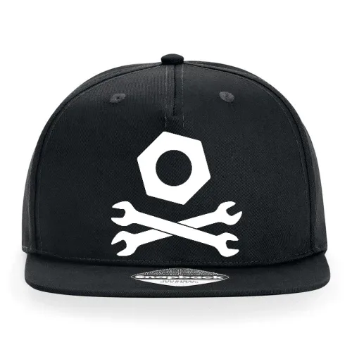 gekreuzte Maulschlüssel mit Mutter Cap Sonstig. Snapback Rapper