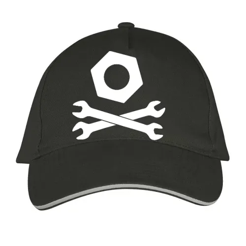 gekreuzte Maulschlüssel mit Mutter Cap Sonstig. Long Beach
