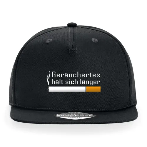 Geräuchertes hält sich länger Cap Sonstig. Snapback Rapper