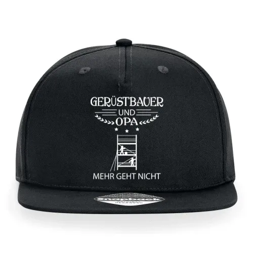 Gerüstbau Baustelle Großvater Gerüstbauer und Opa Cap