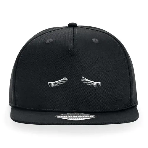 geschlossene Wimpern Cap Sonstig. Snapback Rapper