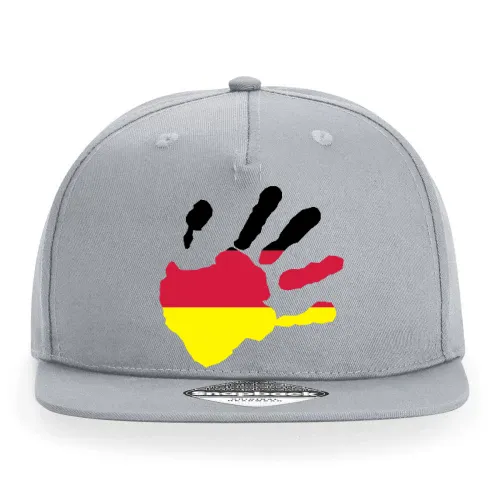 Handabdruck in deinen Wunschfarbe Cap