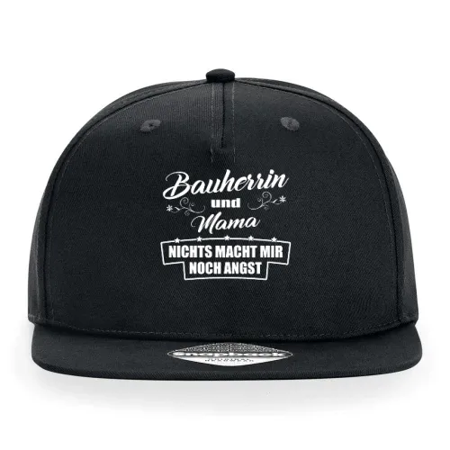 Hausbau Bauherrin Mama Eigenheim Häuslebauer Motiv Cap Sonstig. Snapback Rapper