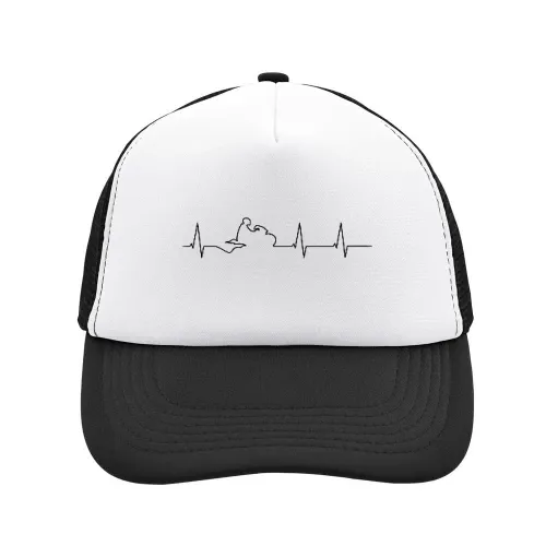 Herzschlag Biker Hochstarter Sonstig. Cap