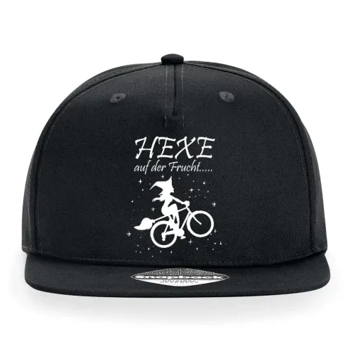 Hexe Auf Der Flucht Radfahrerin Hexen Halloween Cap Sonstig. Snapback Rapper