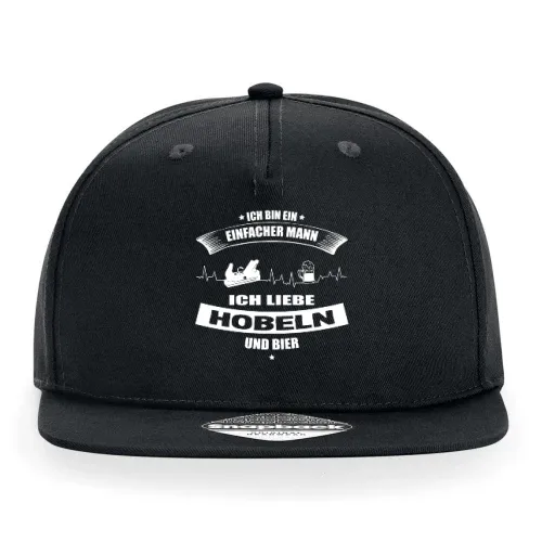 Hobel und Bier Einfacher Mann Tischler Schreiner Cap Sonstig. Snapback Rapper