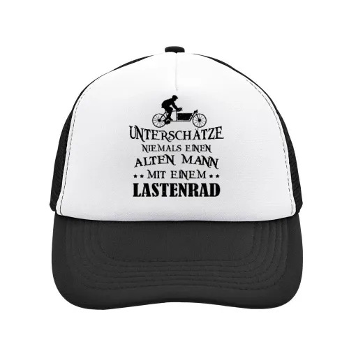Hollandrad Lastenrad Alter Mann Spruch Cargo Bike Sonstig. Cap