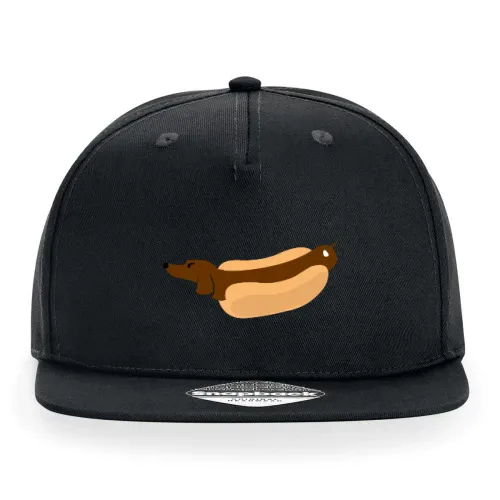 Hot Dog Hund Cap Sonstig. Snapback Rapper
