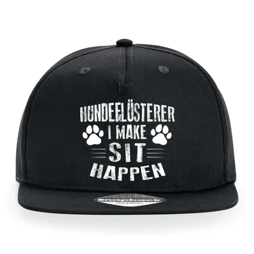 Hundeflüsterer I Make Sit Happen Hundeschule Cap Sonstig. Snapback Rapper