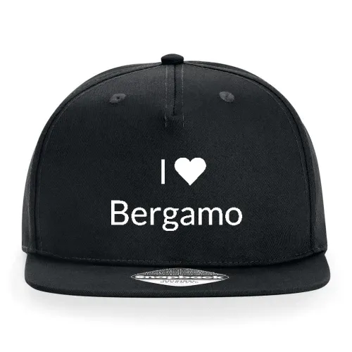 I Love Bergamo  Cap Sonstig. Snapback Rapper