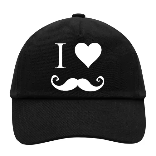 i love Moustache Sonstig. Cap