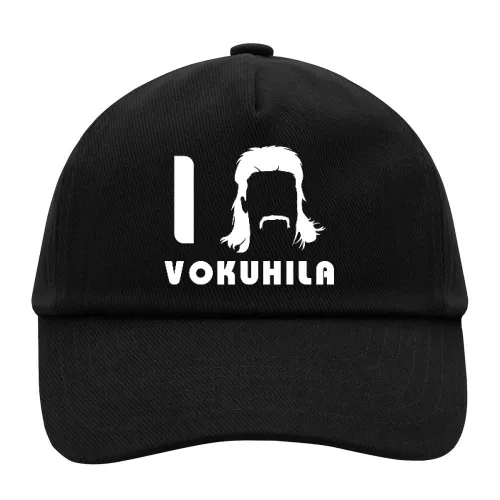 I Love Vokuhila Frisur mit Schnautzbart Sonstig. Cap