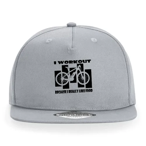 I Workout Because I Like Food Ebiker Vintage Cap Sonstig. Snapback Rapper