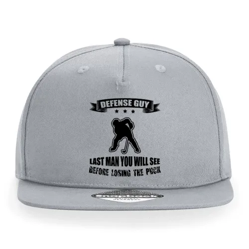 Ice Hockey Defense Guy Before Loosing The Puck Cap Sonstig. Snapback Rapper