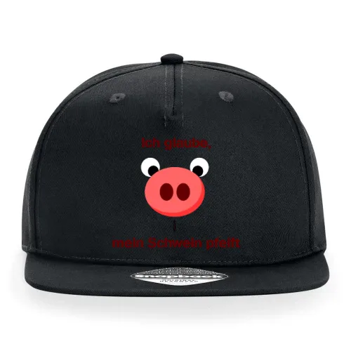Ich glaube, mein Schwein pfeift Cap Sonstig. Snapback Rapper