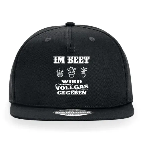 Im Beet Wird Vollgas Gegeben Garten Gärtner Spruch Cap Sonstig. Snapback Rapper