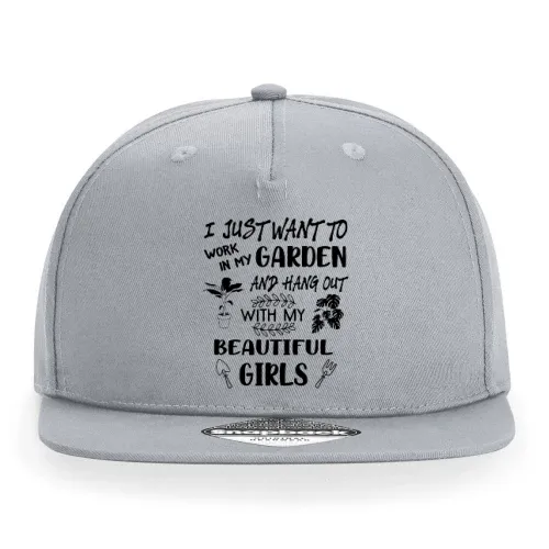 In My Garden With My Girls Hobbygärtner Garten Cap Sonstig. Snapback Rapper