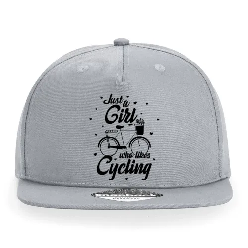 Just A Girl Who Likes Cycling Radfahrer Biker Cap Sonstig. Snapback Rapper