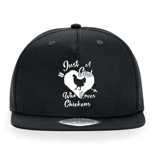 Just a Girl who loves Chickens Hühner Cap Sonstig. Snapback Rapper