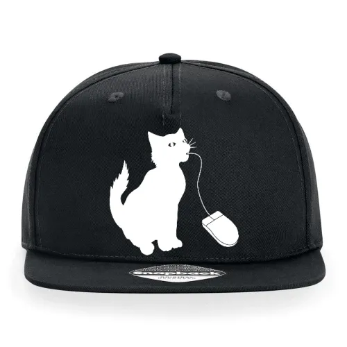Katze isst PC Maus Sonstig. Cap