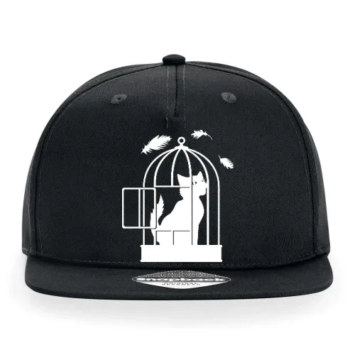 Katzen in Vogelkäfig Cap Sonstig. Snapback Rapper