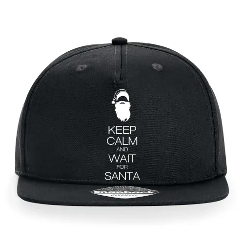 keep calm and wait for santa Cap