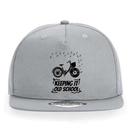 Keeping It Old School Fahrrad Vinyl Schallplatte Cap Sonstig. Snapback Rapper